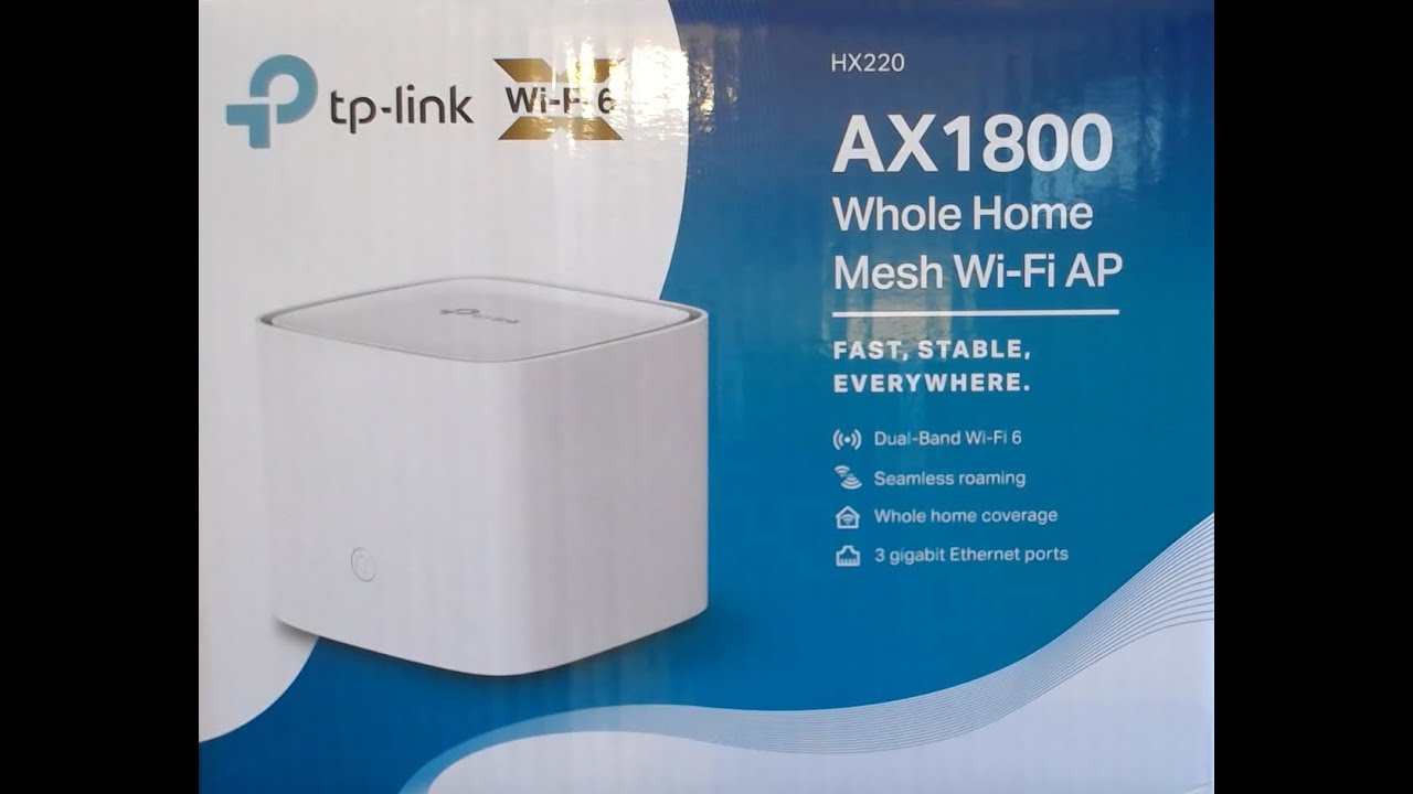 TP-Link HX220 WiFi Mesh Unboxing Setup and Speed Testing