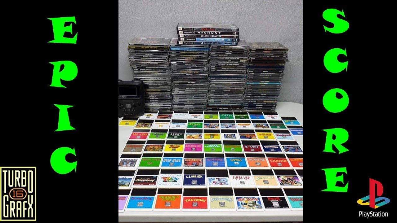 EPIC PS1 AND TURBOGRAFX SCORE AT A STORAGE LOCKER | Video Game Hunting Finds (Ep39)