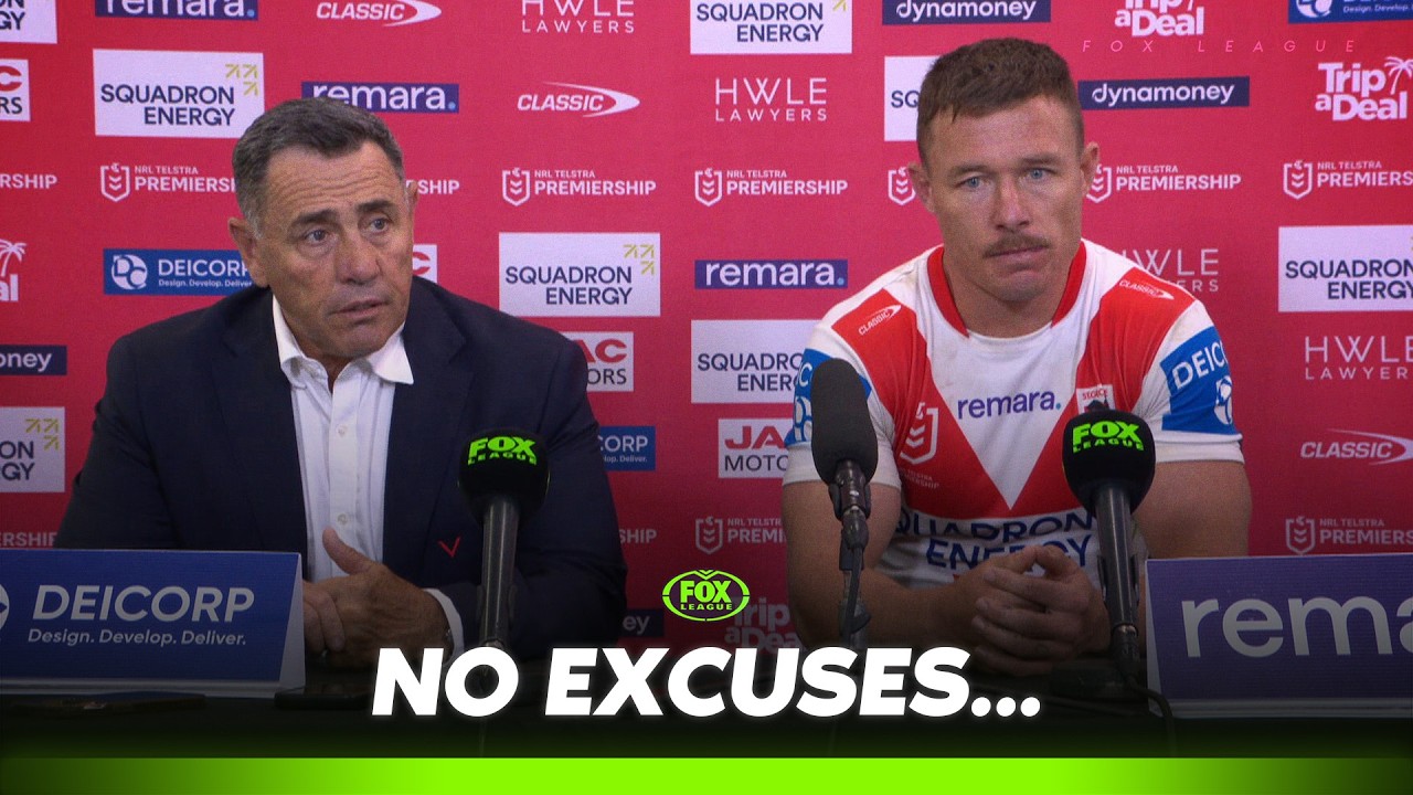 &lsquo;Completely Understand&rsquo; 🗣️ Shane reacts as Dragons BOOED off at home! | Dragons Press Conference
