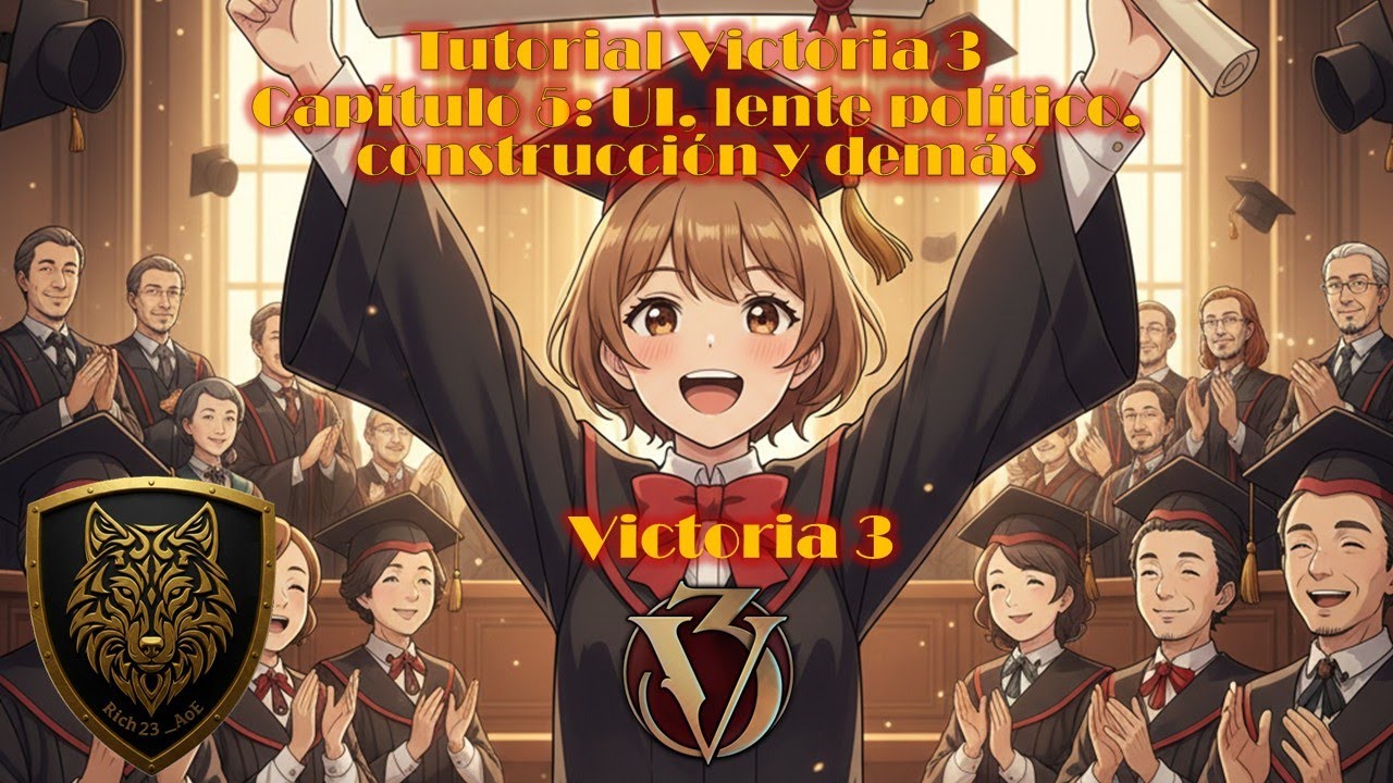 Tutorial Victoria 3 | Capítulo 5: UI, lente político, construcción y demás