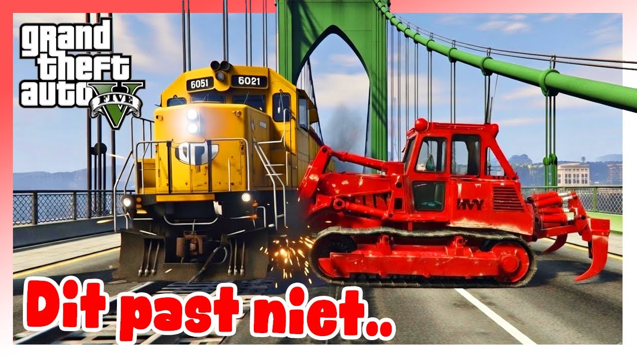 PAS OP! DE TREIN IS STERK! (Face to Face GTA 5)