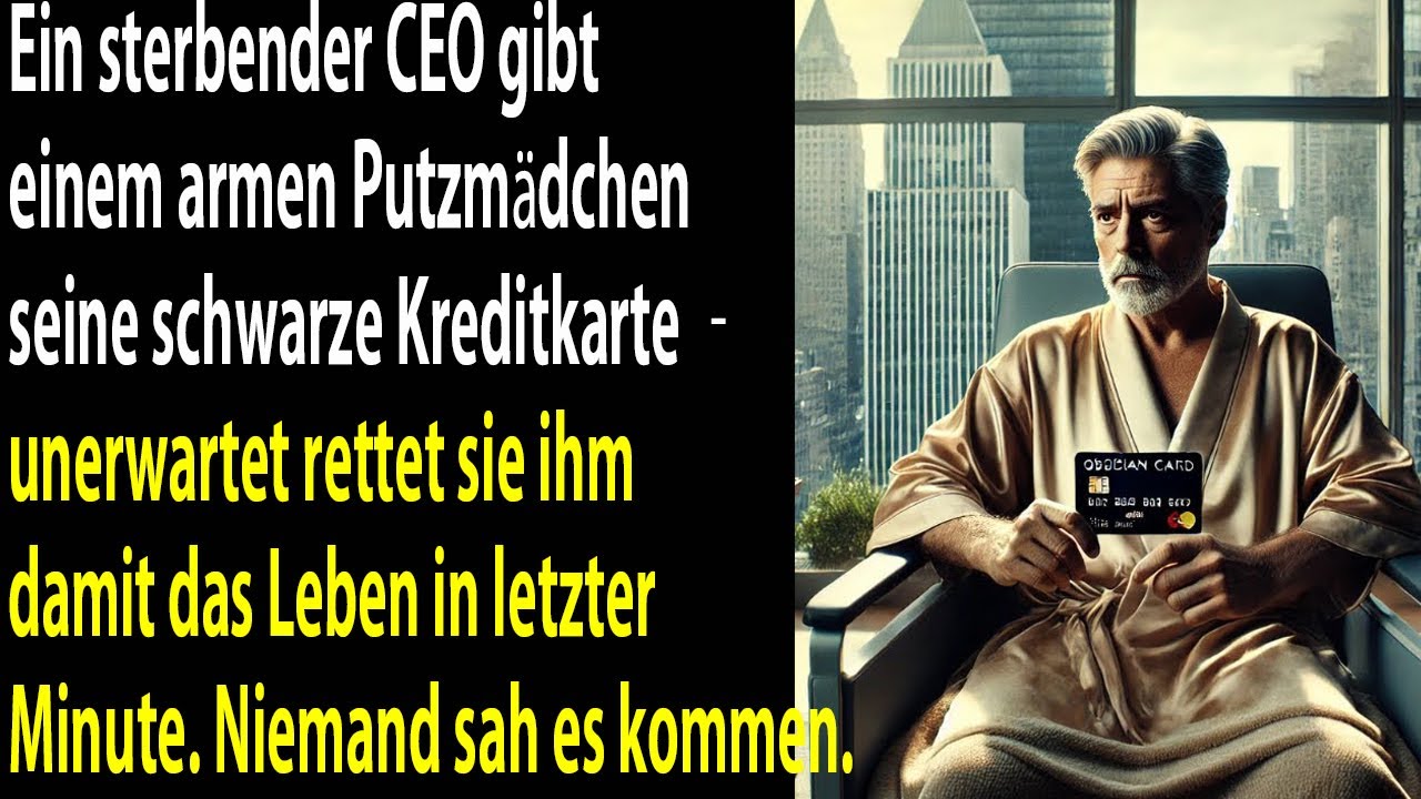 Sterbender CEO gibt Putzfrau seine Kreditkarte – sie rettet ihm das Leben!