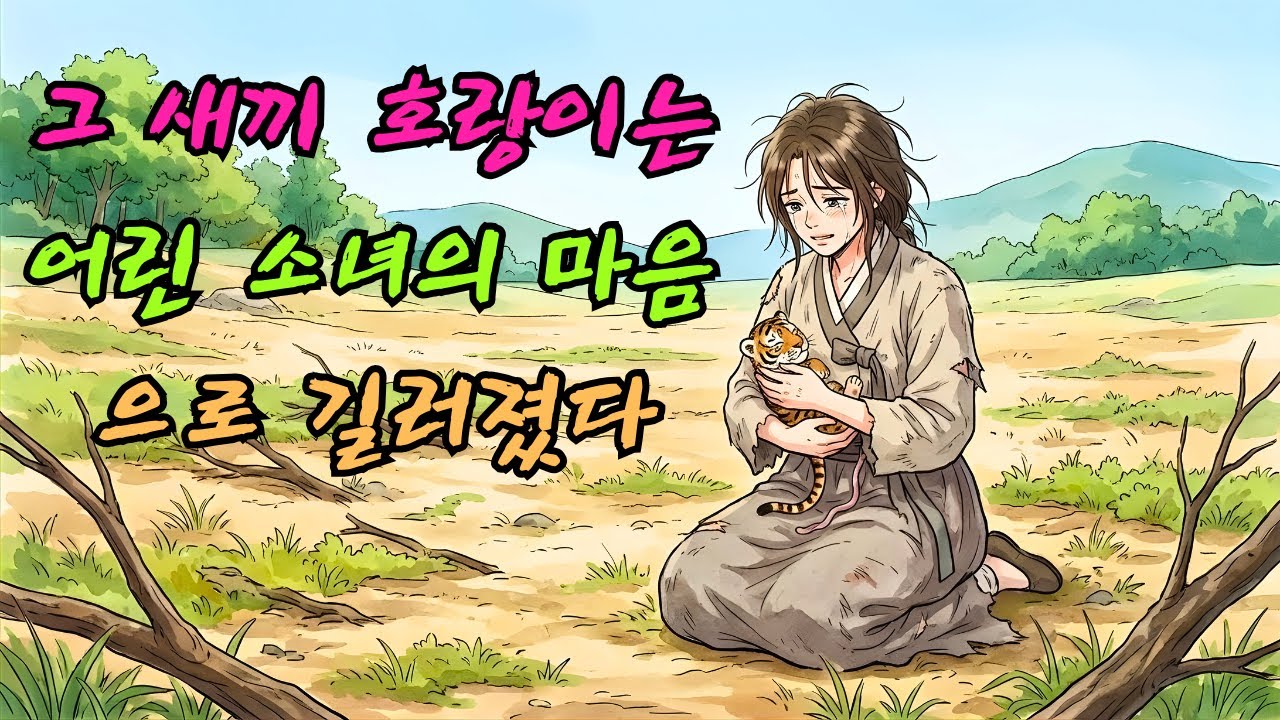 그 새끼 호랑이는 어린 소녀의 마음으로 길러졌다.|민담 |전설 |설화 |옛날이야기 |오디오북