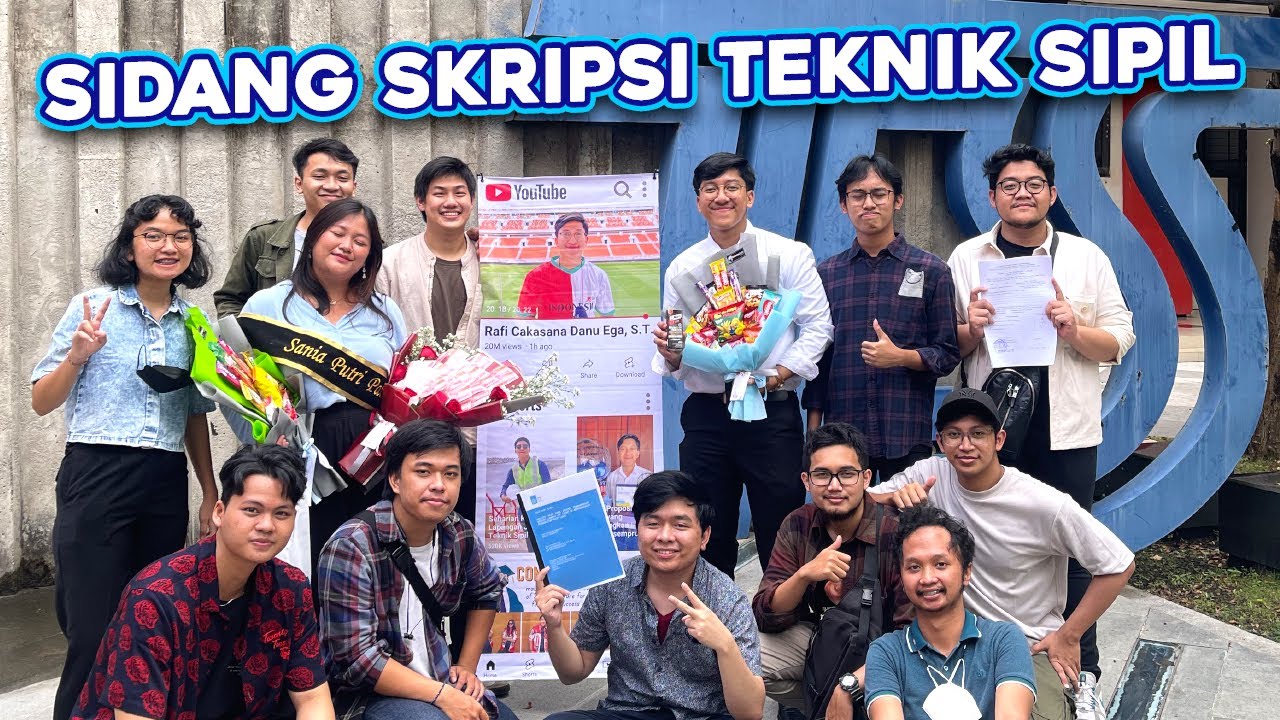 AKHIRNYA LULUS !! | SIDANG SKRIPSI TEKNIK SIPIL 👷‍♂️