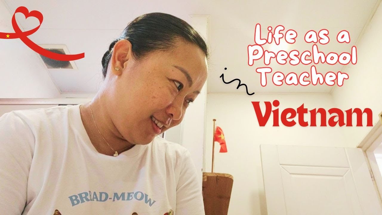 A day in the life of a Preschool Teacher in Vietnam + shopping mall lunch visit