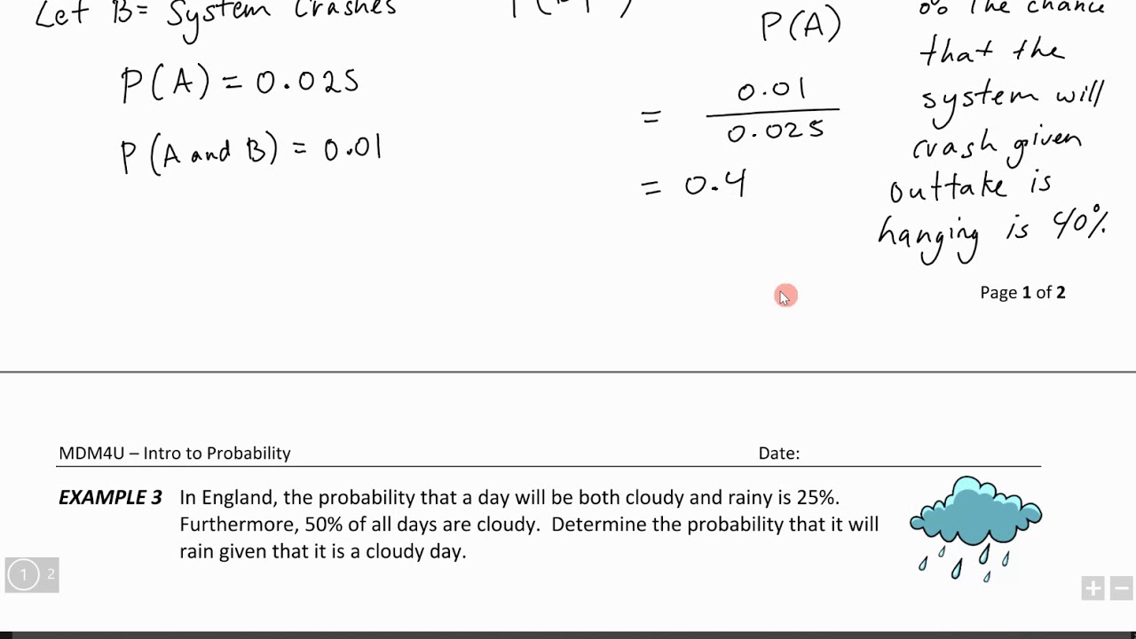 MDM4U 1 5 Dependent Events   Edited