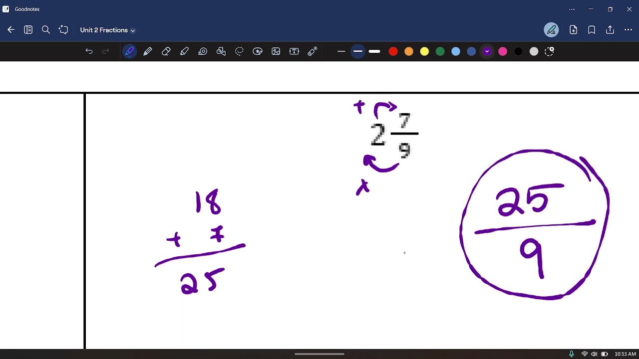 Mixed VS Improper fraction