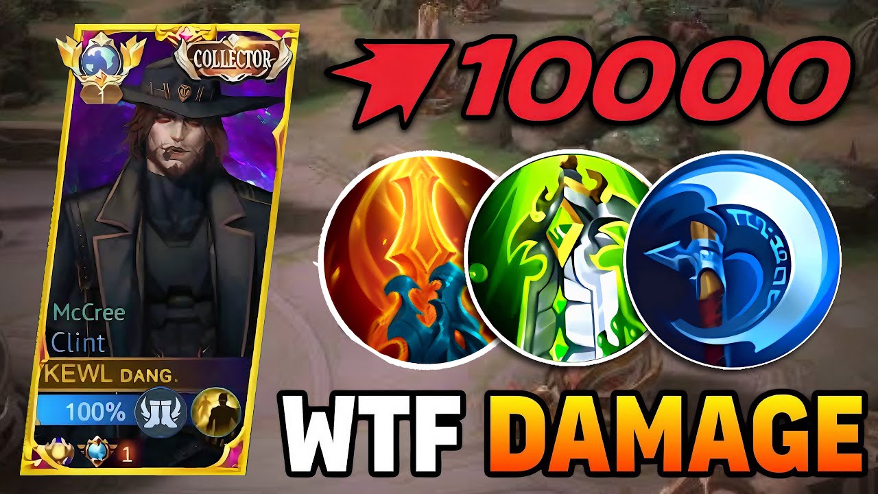 WTF DAMAGE‼️ CLINT CRITICAL ONE SHOT BUILD IS BACK!!🔥( CRIT DAMAGE HACK! ) CLINT BEST BUILD 2024!