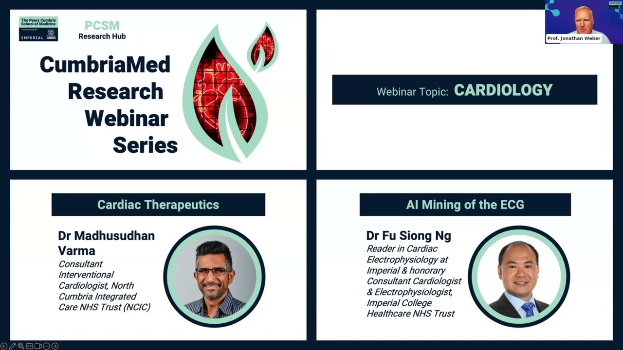 CumbriaMed Research Webinar Series: Cardiology