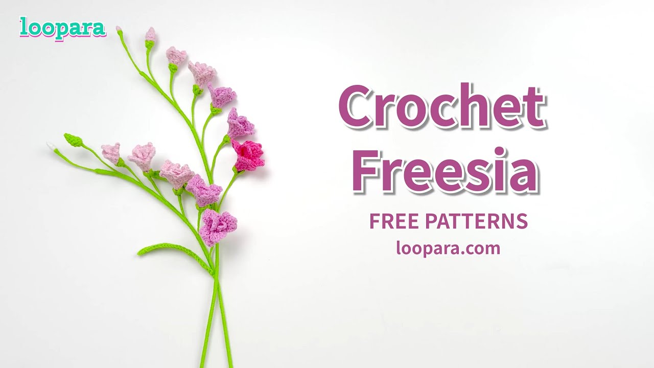 Crochet Freesia Flower - Free Pattern