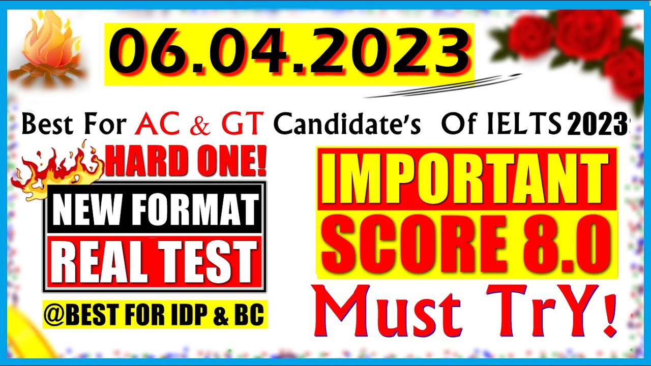IELTS LISTENING PRACTICE TEST 2023 WITH ANSWERS | 06.04.2023