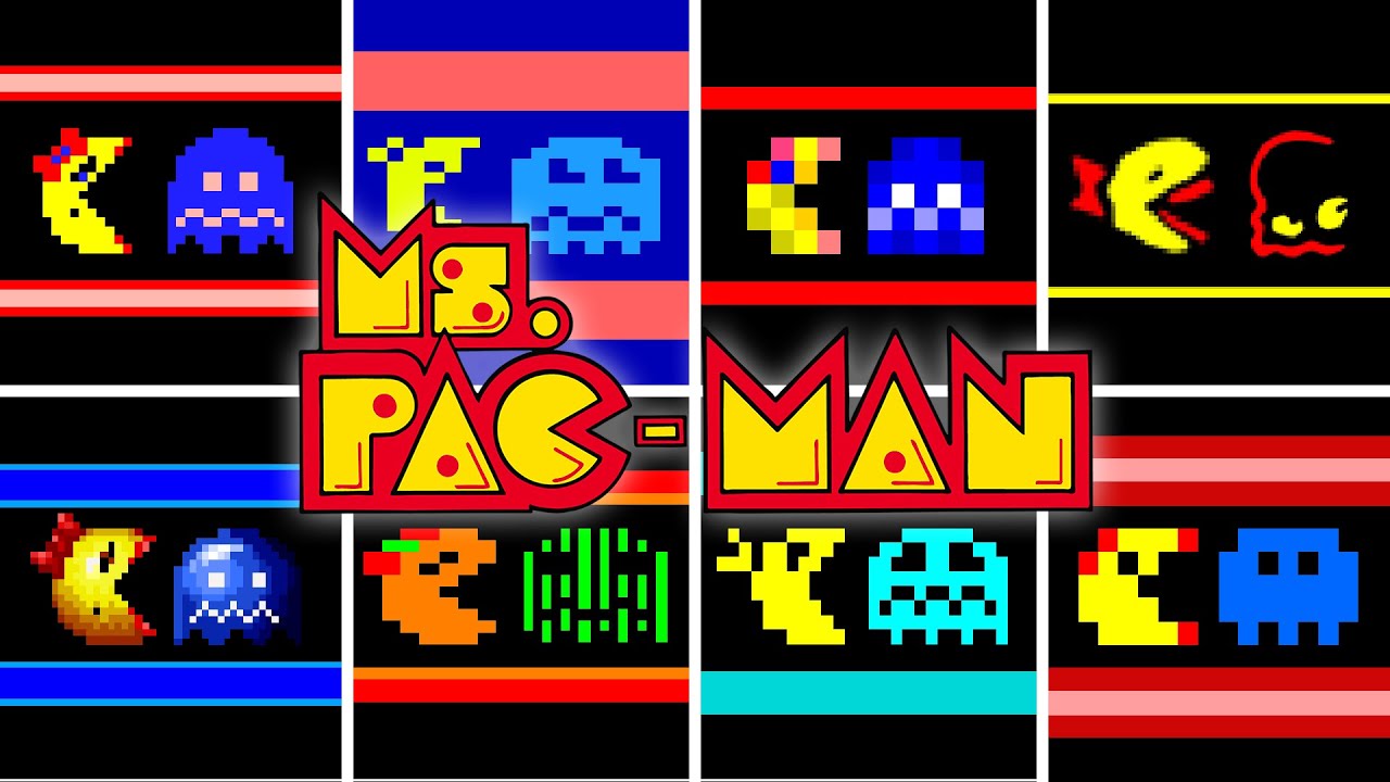 Ms. Pac-Man | Eating All Ghosts in (almost) Every Version