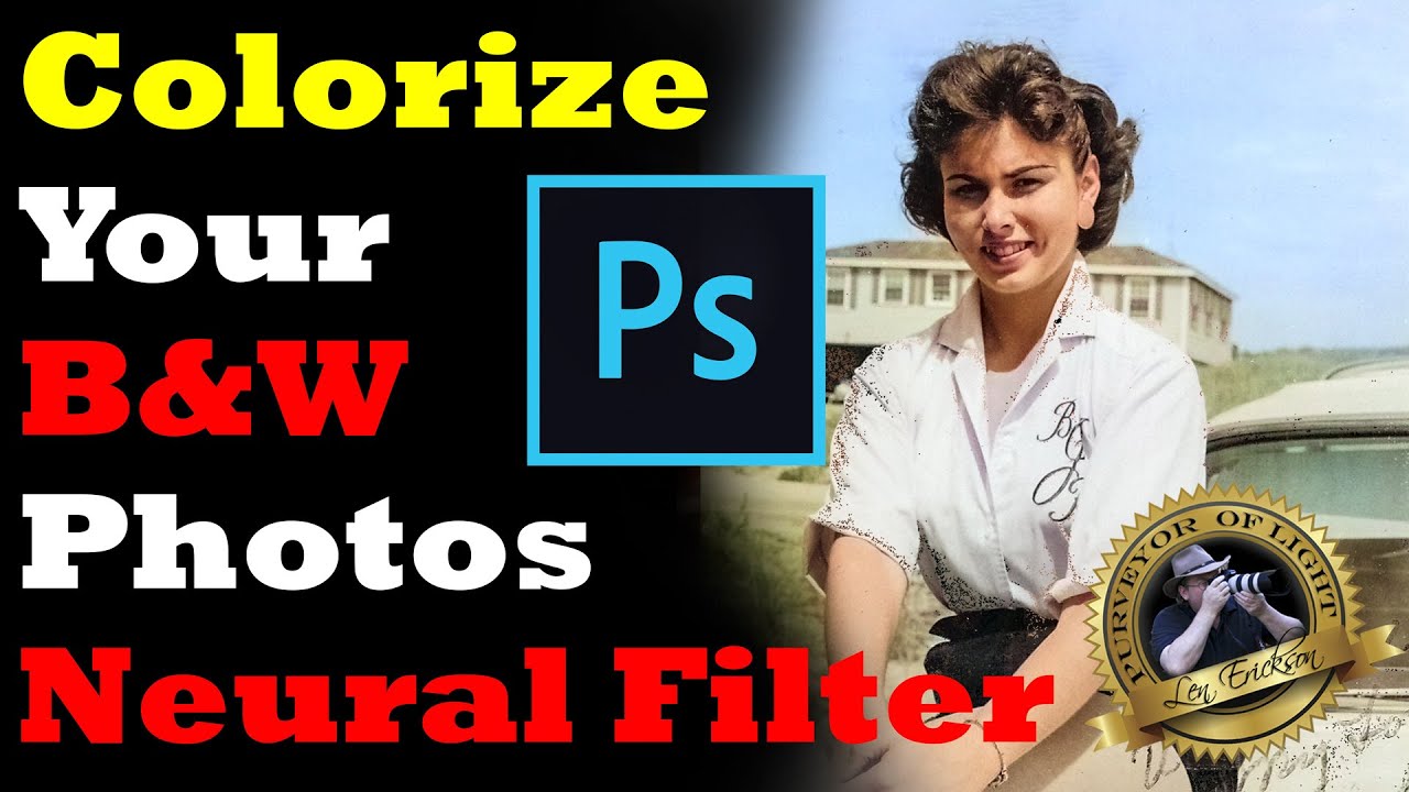 Colorize B&W Photos With a Single Click - New Photoshop Neural Filter