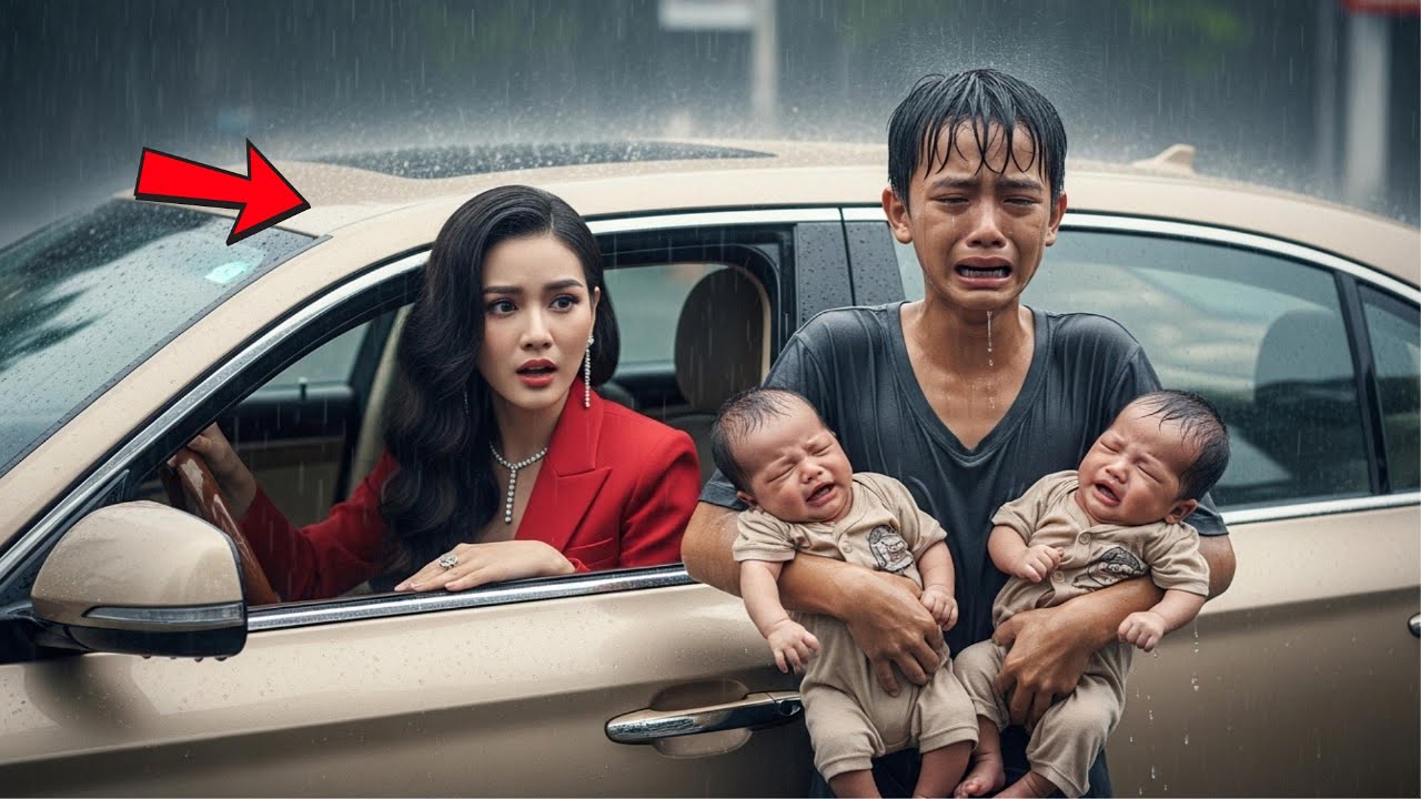 Nữ Tỷ phú bắt gặp cậu bé ăn xin ôm hai bé gái trong mưa – Sự thật khiến ai cũng bật khóc