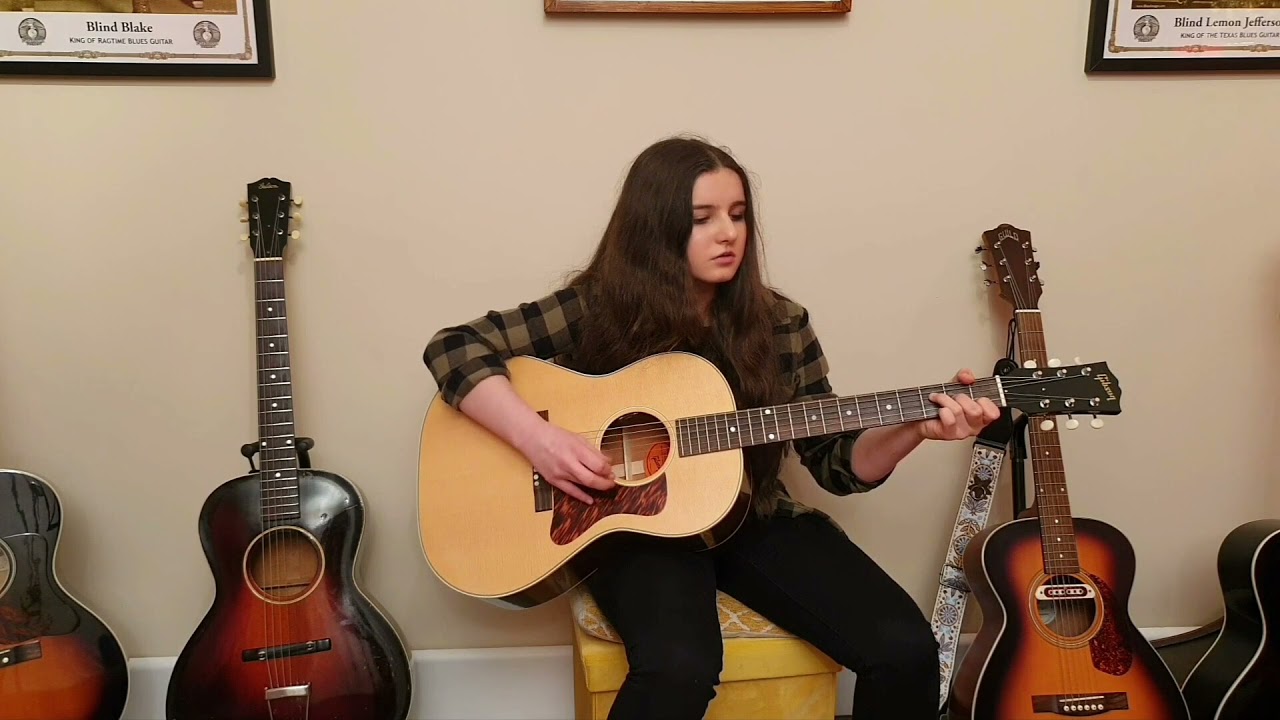 Mississippi John Hurt's Richland Woman Blues  played by 14 year old Muireann on a Gibson 50s LG-2 AN