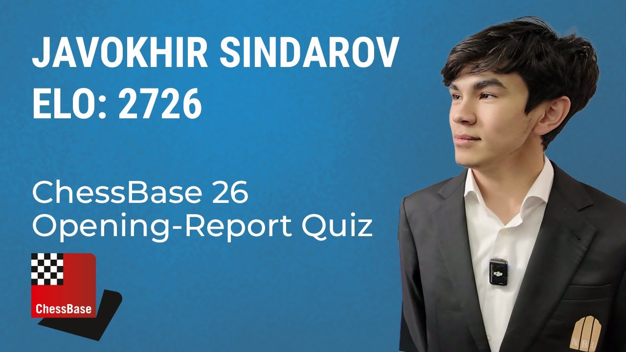 Opening-Report Quiz with Javokhir Sindarov - Wijk aan Zee - Tata Steel Chess Tournament