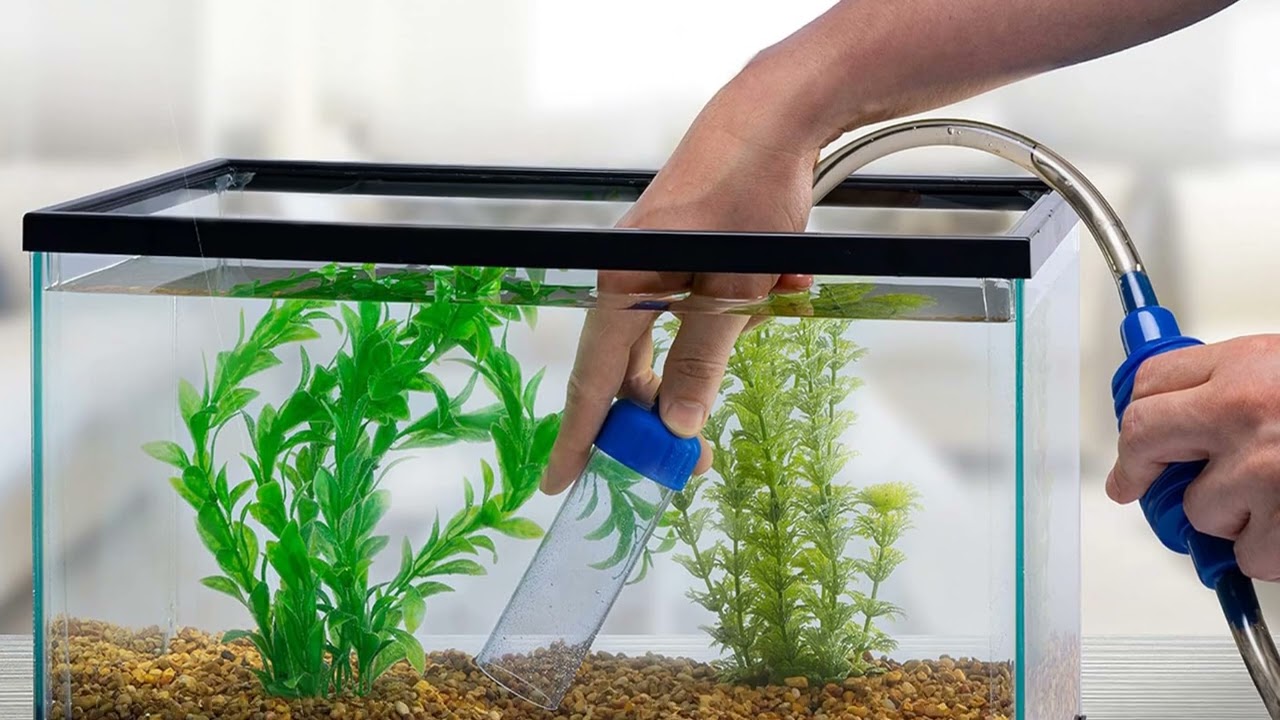 🐠🧹 Tetra Gravel Siphon – Effortless Aquarium Cleaning & Maintenance!