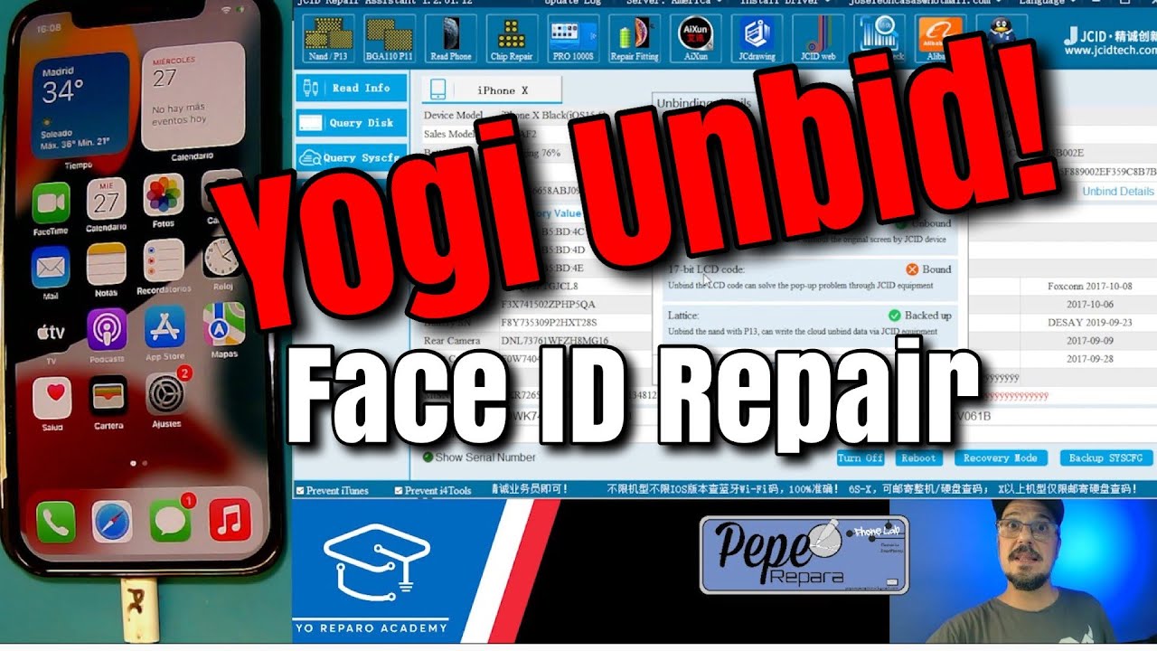 Unbid Desvinculación Yogi iphone X Purple mode JC Repair P13 sin hacer Jailbreak