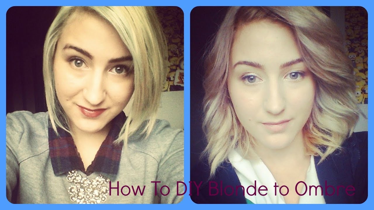 How To; DIY Blonde to Ombre