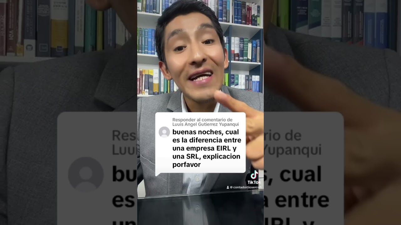 🤔 &iquest;CU&Aacute;L ES LA DIFERENCIA ENTRE UNA EMPRESA EIRL y una SRL? 🚫🔥 #emprendedores #EIRL #SRL #RUC20