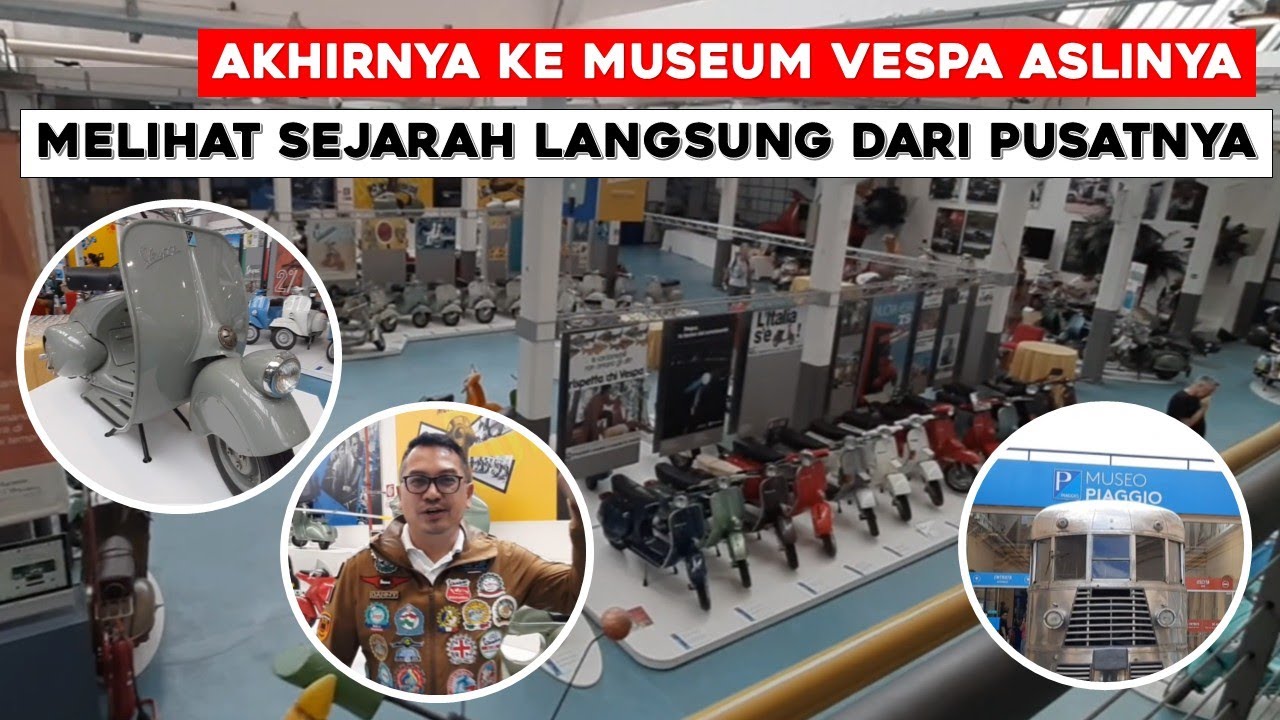Ini adalah Museum Piaggio Pusat di Italy, dari Prototipe, Model dan Seri pertama Vespa ada disini