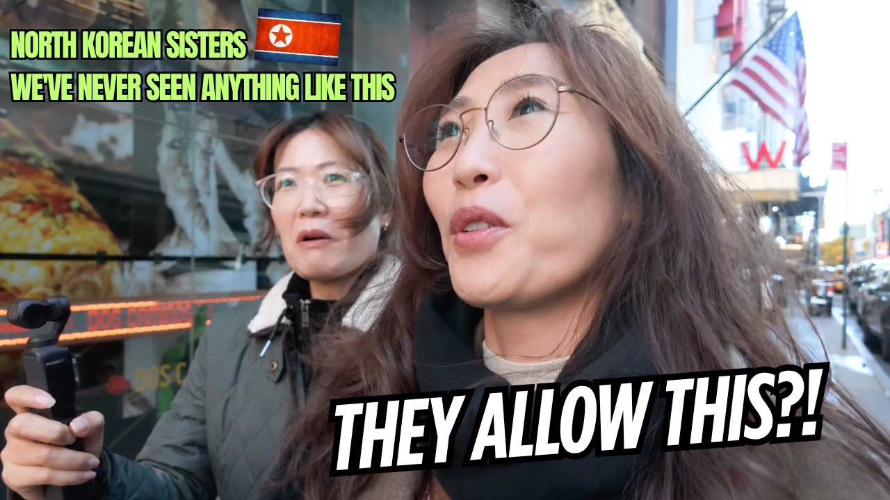 What Surprised North Korean Sisters First in New York!