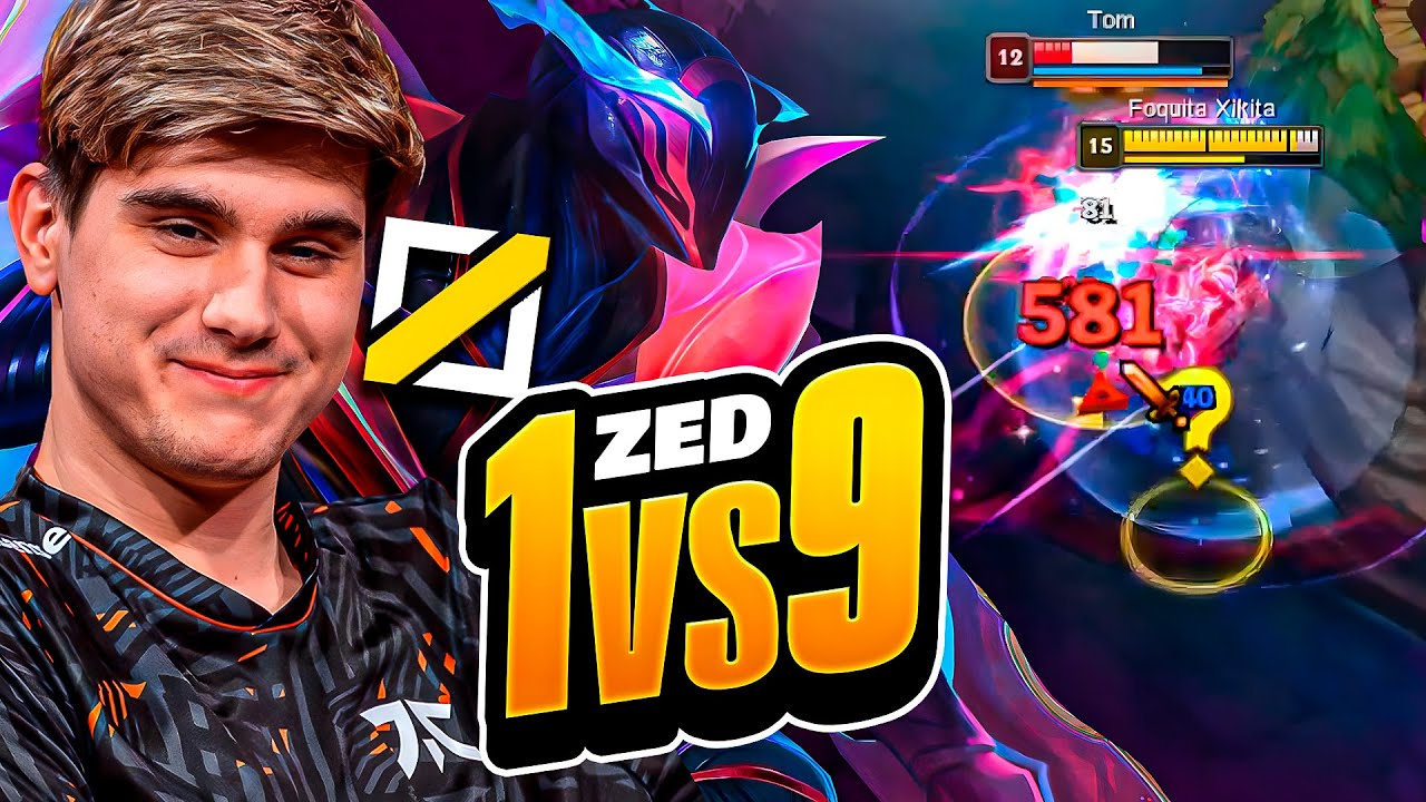 ME TOCÓ IR 1vs9 CON ZED | RAZORK