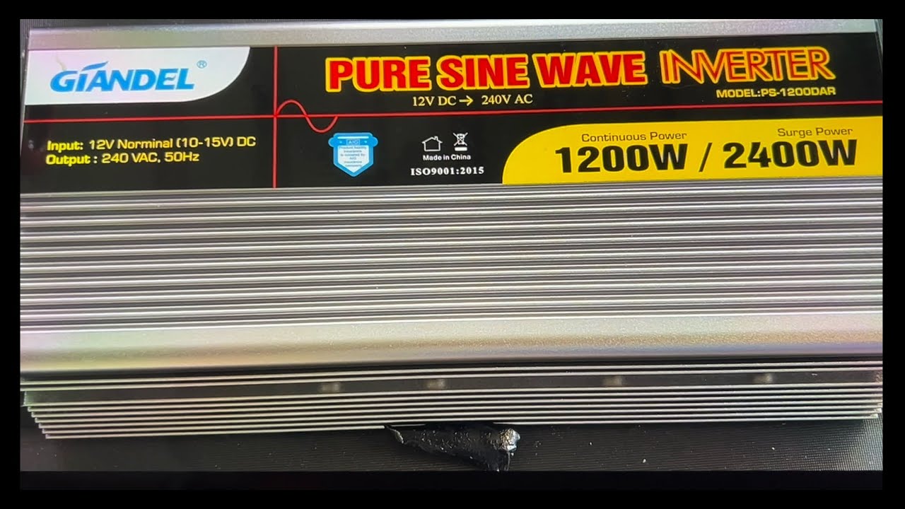 Giandel 1200 watt pure sine inverter