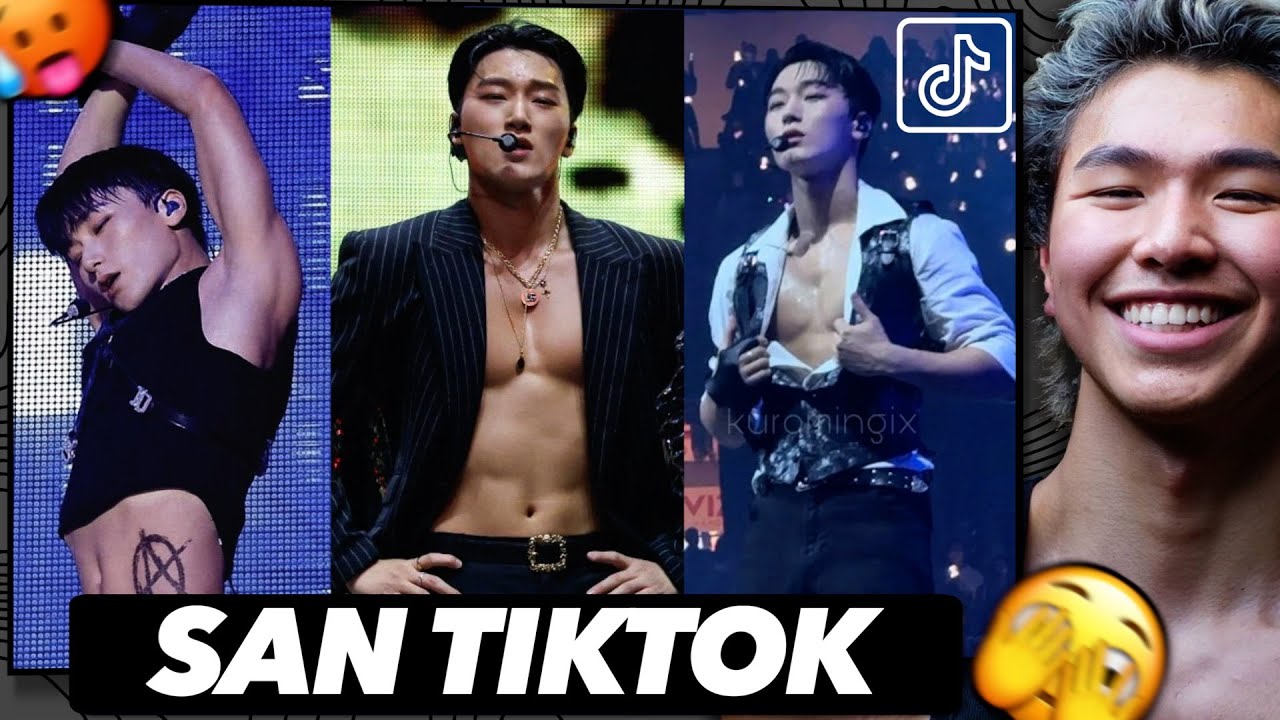 Реакция спортсмена на горячие обновления TikTok ATEEZ San 2025