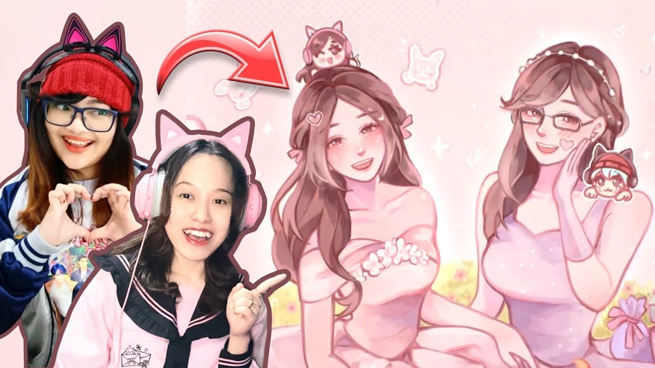 Aku & Nata Jadi Princess! [Fanny Tjandra Fanart]