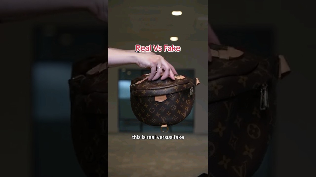 Real vs Fake Louis Vuitton Bum Bag... did you get this right? 👀