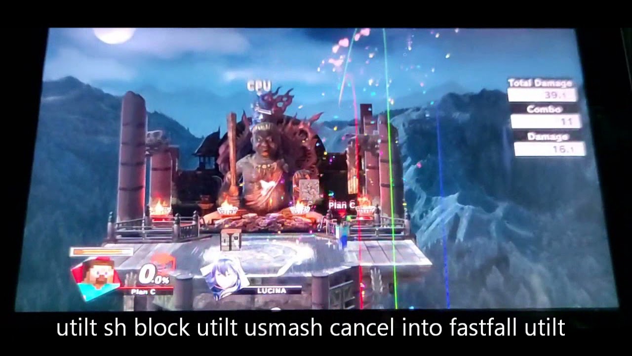 Steve labbing: Utilt usmash loops (outdated) and short double jump showcase