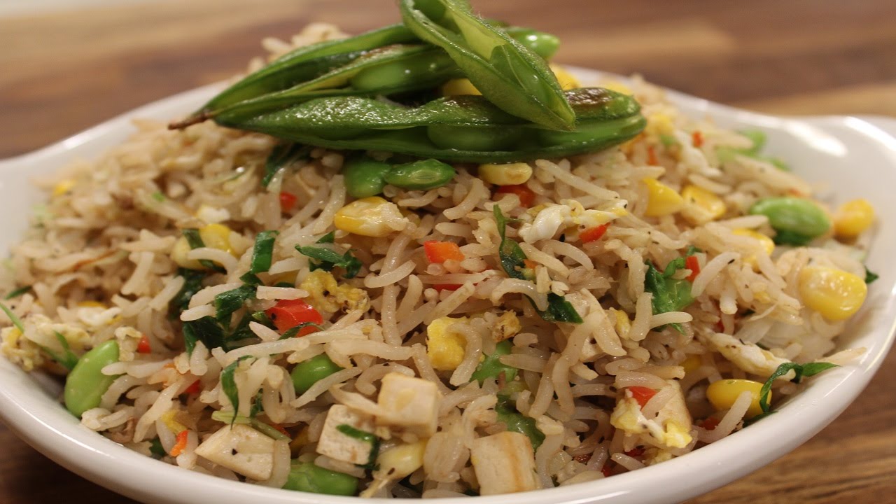 Fried Rice with Tofu & Edamame | Sanjeev Kapoor Khazana