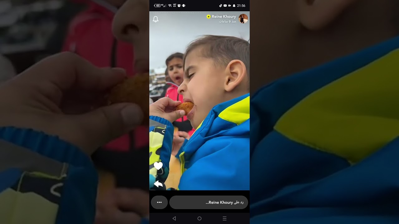 رين خوري مع ايلا و ايليوووووو بسكي ⛷️