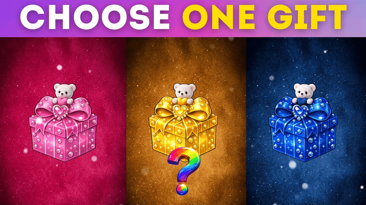 CHOOSE YOUR GIFT: 💖 PINK, 💛 GOLD OR 💙 BLUE