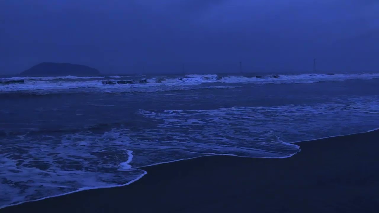 海の波（拡張版）海の波が砕けるリラックスした音（1時間）ホワイトノイズ、赤ちゃんの睡眠