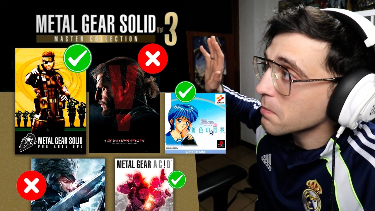 ¿QUÉ JUEGOS DE METAL GEAR HABRÁ EN EL VOLUMEN 3?