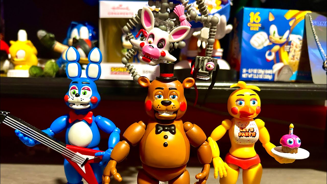 Review on the new jazwares Fnaf jumpscare  figures!!