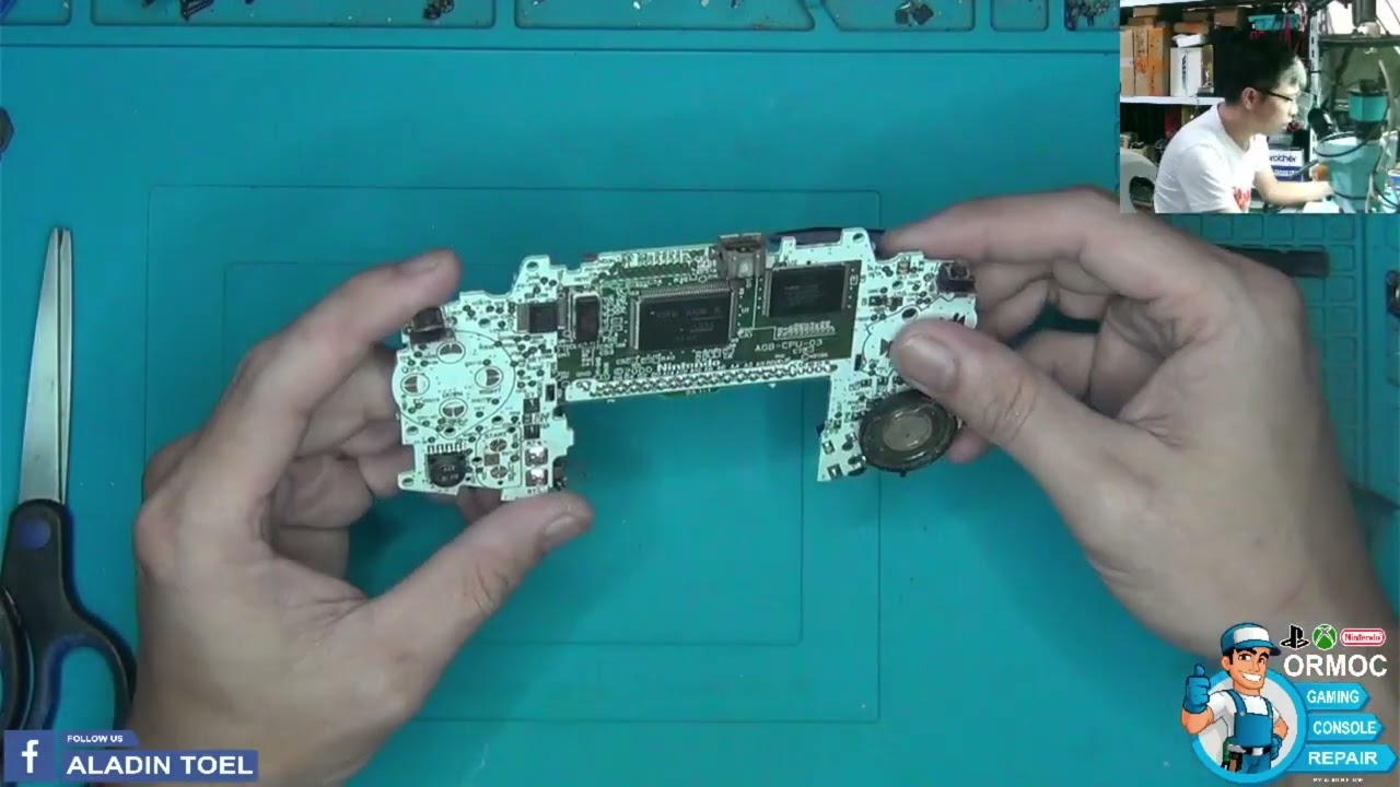 Gameboy Advance Mod IPS Display Re-Shell with Type-C Battery Charging