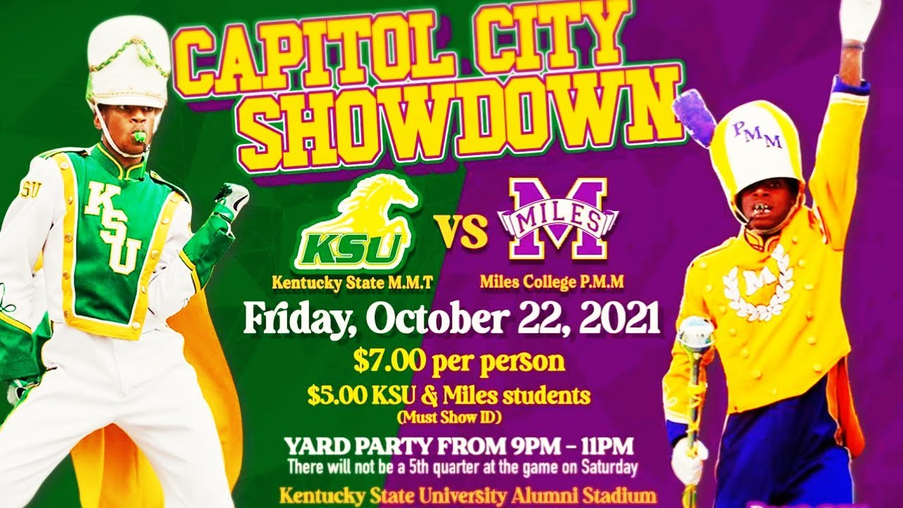 Kentucky State University Vs Miles College - Capital City Showdown - 2021 |4K|