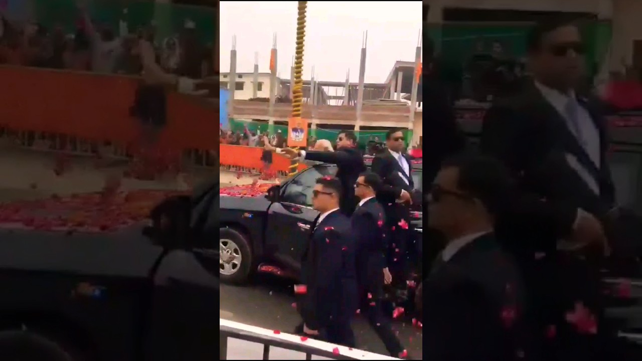 PM Modi in Ayodhya Ram mandir SPG Security 😱😎