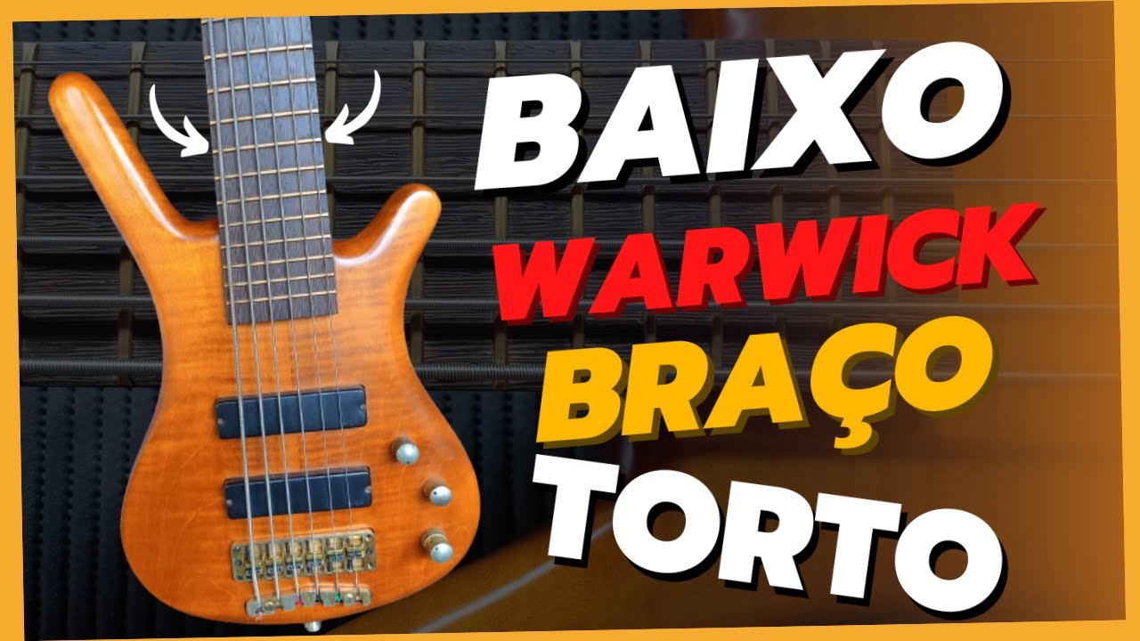 Baixo Warwick 6 Cordas - Braço Desalinhado