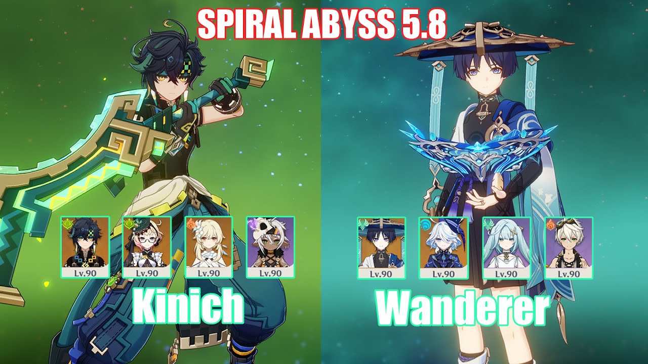 C0 Kinich & C0 Wanderer | Spiral Abyss 5.8 | Genshin Impact