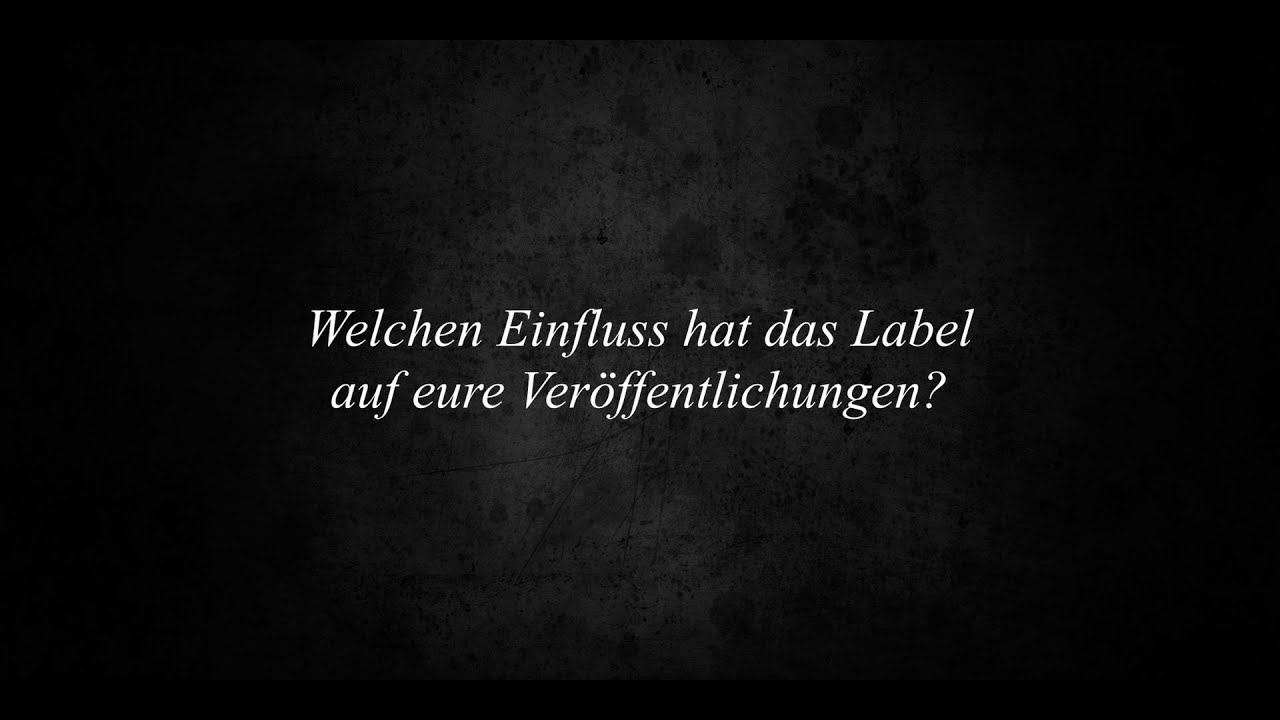 L&rsquo;&Acirc;ME IMMORTELLE &ndash; Interviewreihe &bdquo;In tiefem Fall&ldquo; (Teil 12/19)