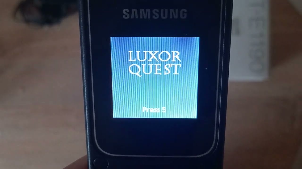 Unboxing my Samsung GT-E1190.