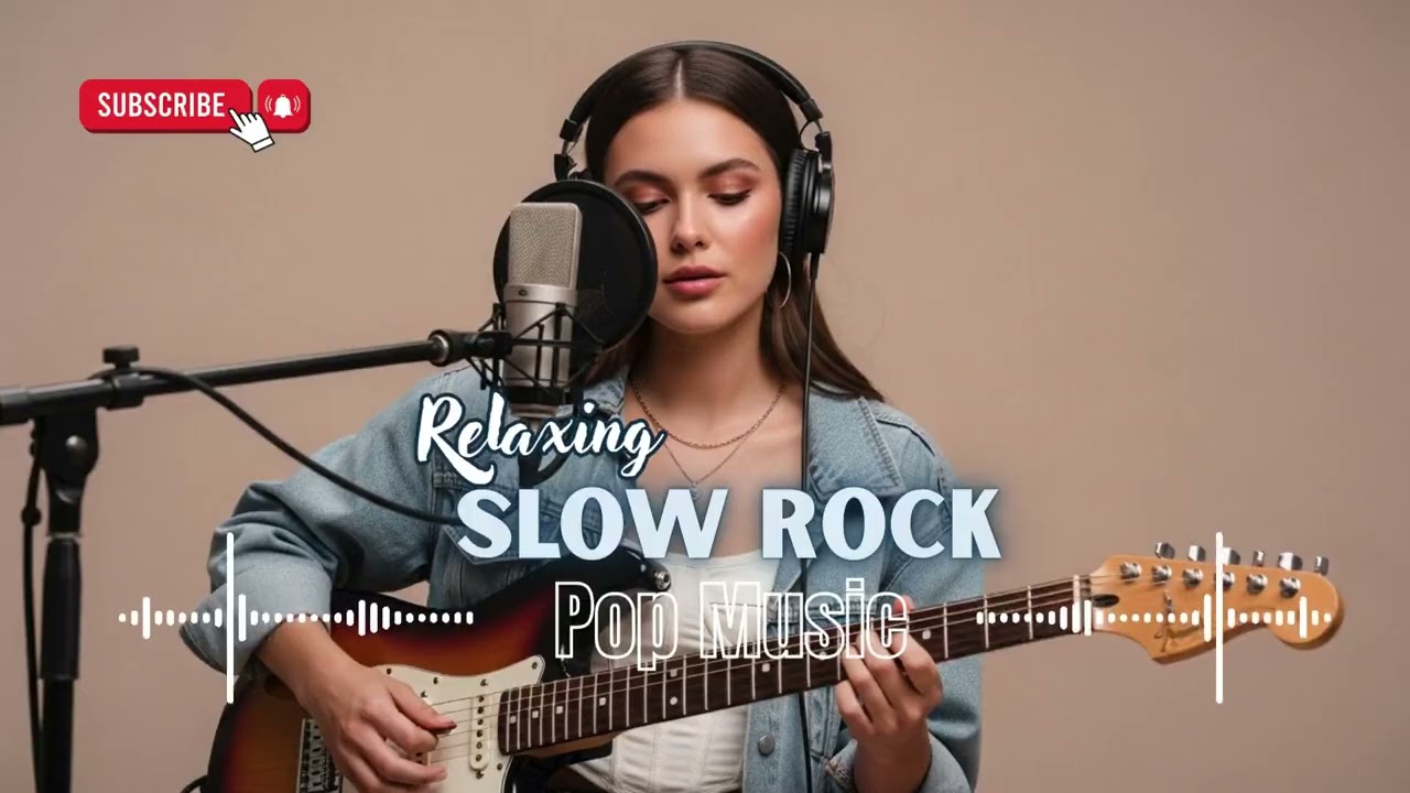 Best Nice Slow Rock Music Relaxing 🎧 Calm Rock Songs for Stress Relief