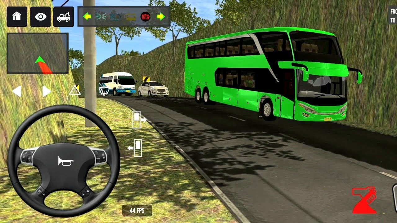 🚍💥BUS Simulator Indonesia ll👮‍♂️🔥 new euro coach bus simulator indonesia ll #bus#simulator #gameplay