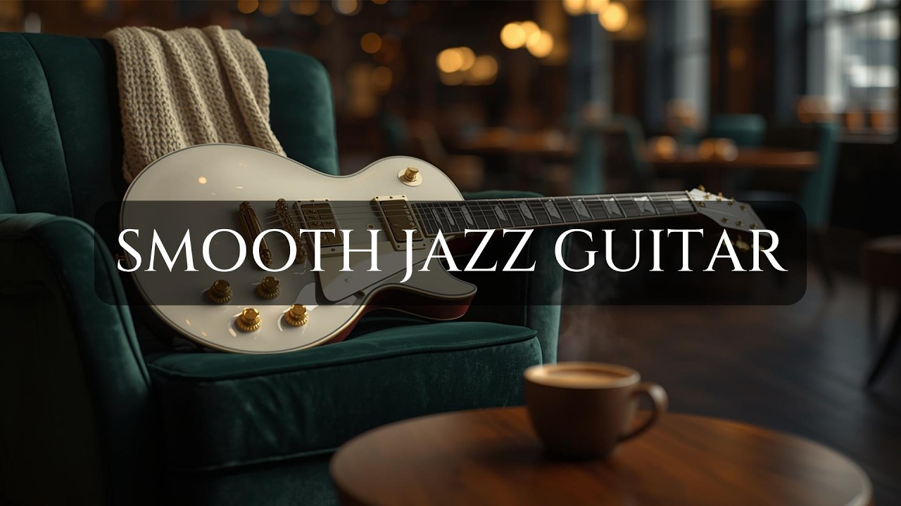 Smooth Jazz Guitar – Cool Café Vibes ☕🎸 • Relaxing Guitar Music for Study & Work