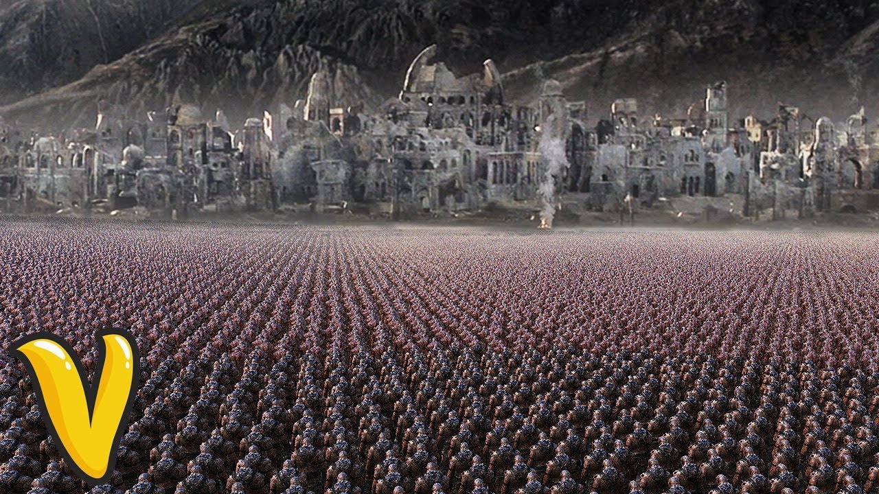 LORD OF THE RINGS BATTLE OF OSGILIATH! Ultimate Epic Battle Simulator Funny Moments!