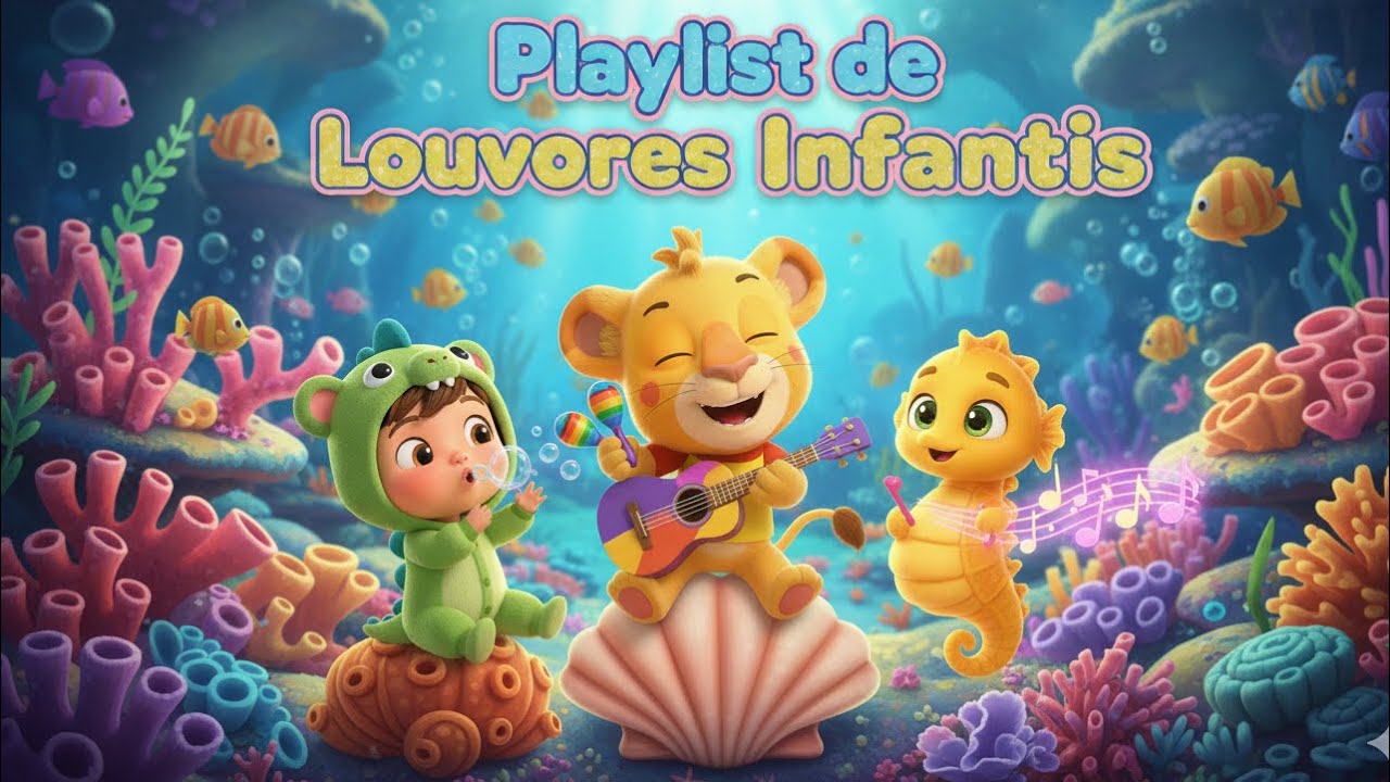 Playlist Animada Gospel – Canções Gospel Infantis Cheias de Alegria e Fé | Pequenos Louvadores